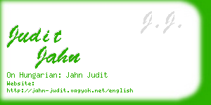 judit jahn business card